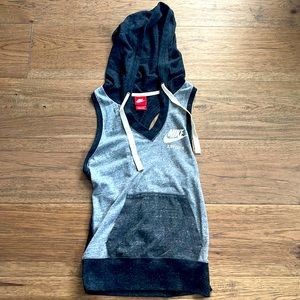 Nike racerback hoodie vest